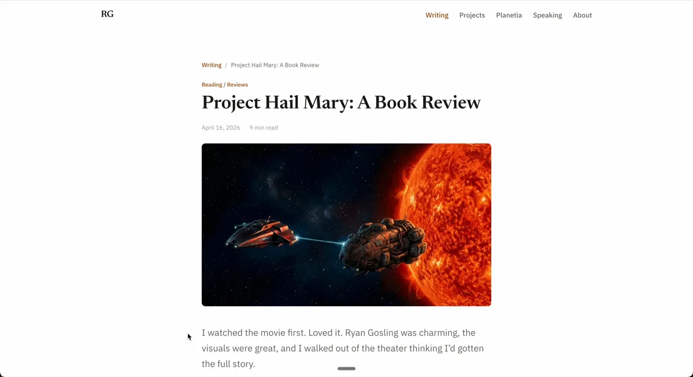 Old blog post template