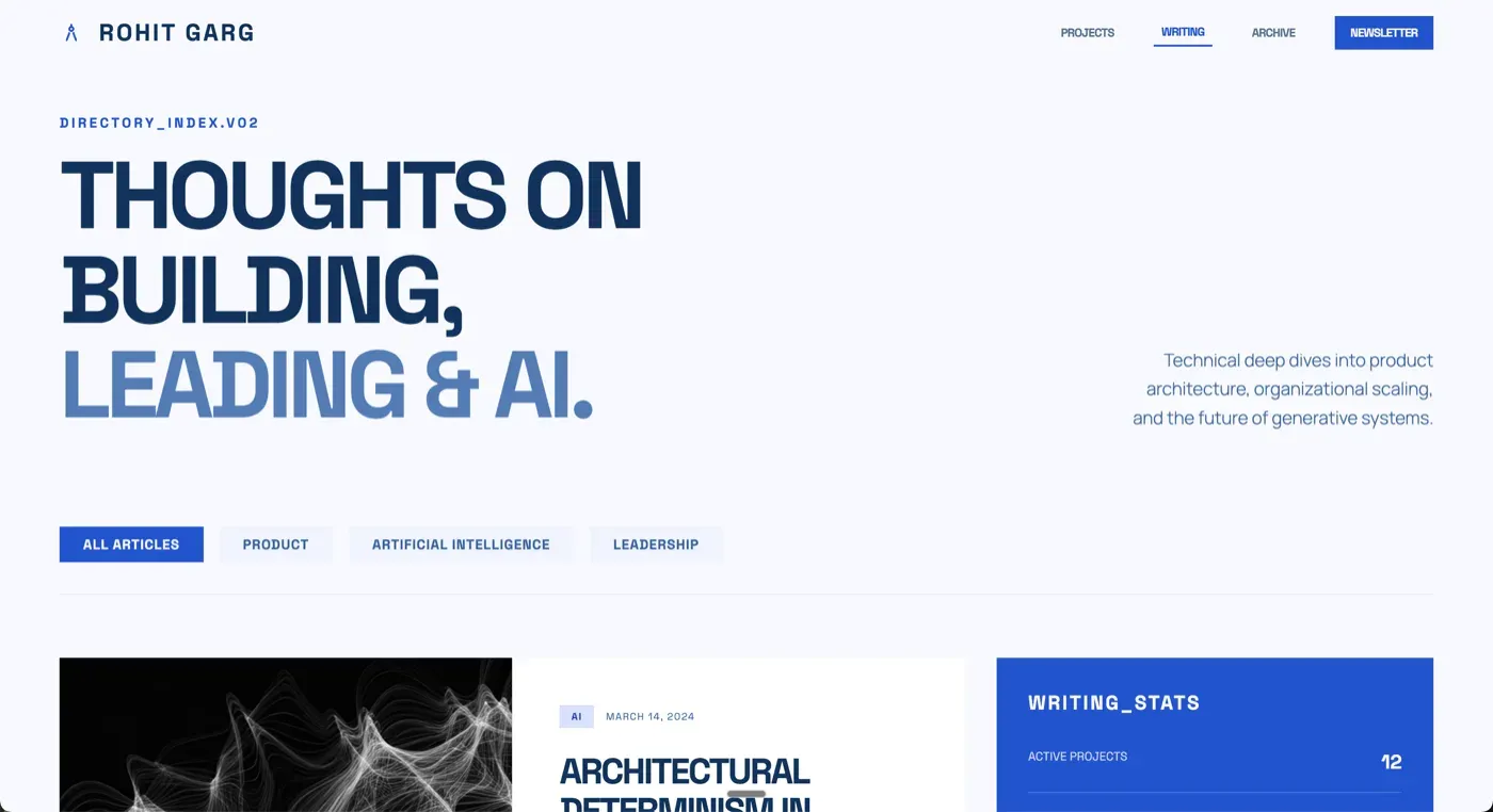 Stitch writing index direction