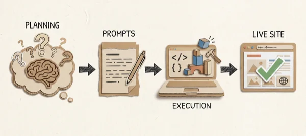 The Weekend Website: Planning in Claude, Executing in Claude Code