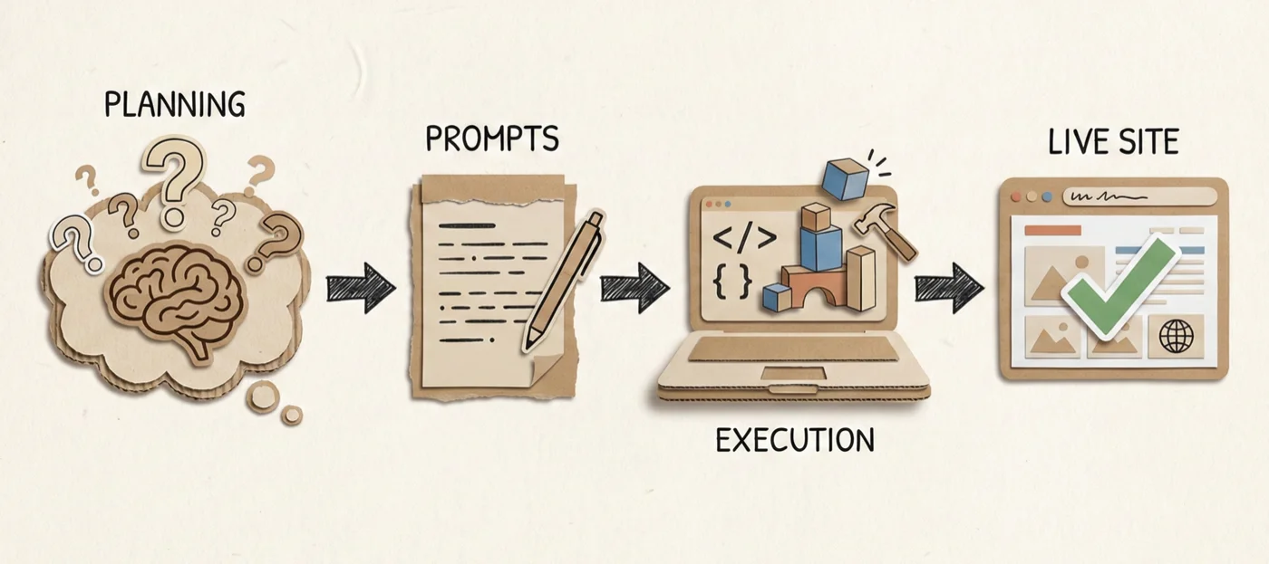 The Weekend Website: Planning in Claude, Executing in Claude Code